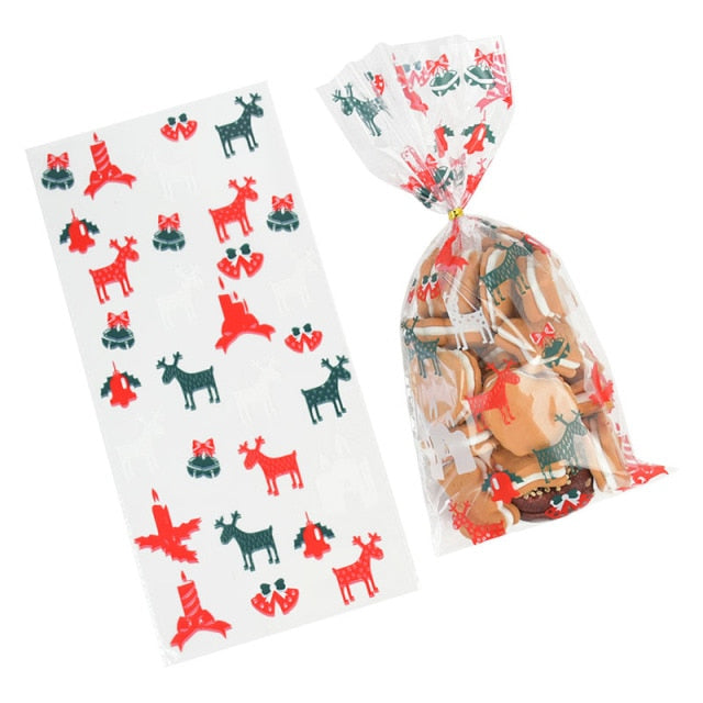 Plastic Bags for Presents Candies Cookies