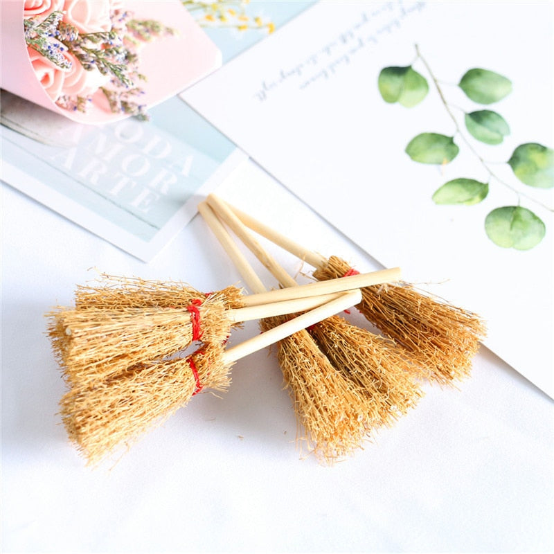 Mini Halloween Witch Broom For Hanging