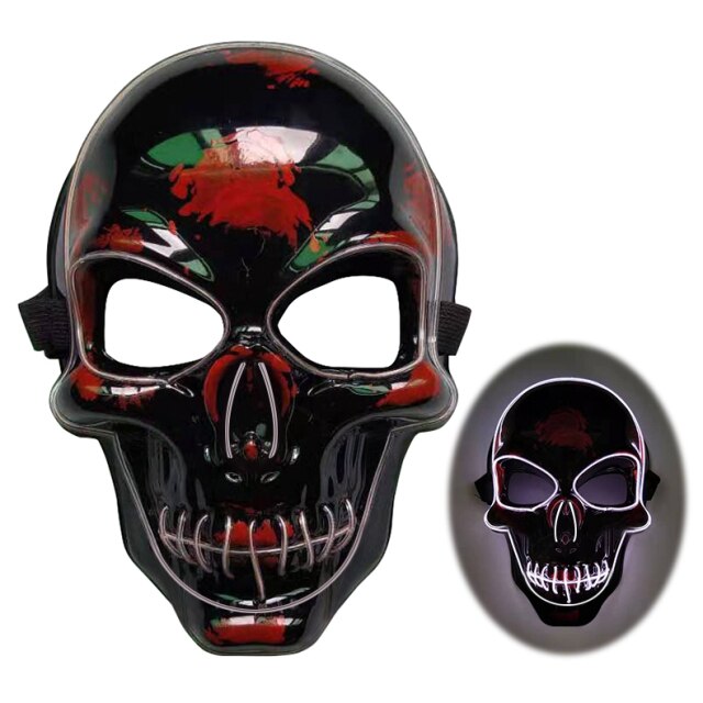 Halloween Skeleton LED Mask For Kids