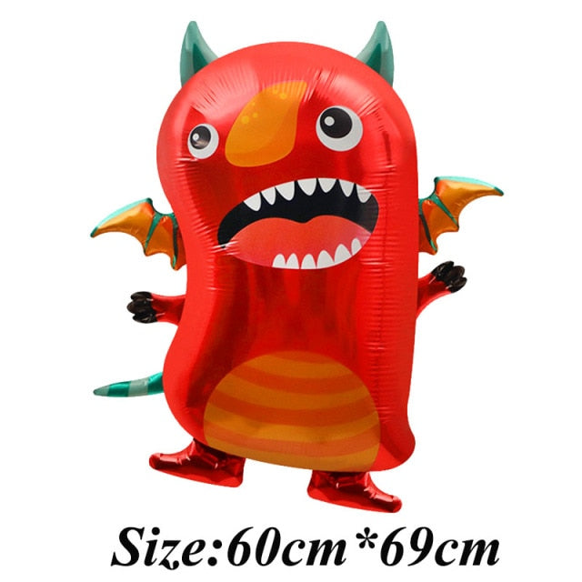 Cartoon Alien Foil Monster Helium Balloon