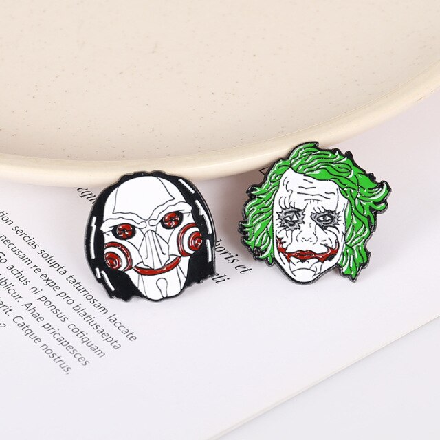 Pins Cartoon Clown Brooch Movie Avatar SAW