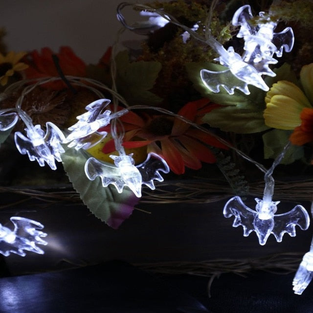 Bat Shaped String Lights For Halloween