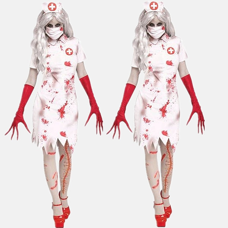 Women Halloween Party Horror Scary Costume Clothing