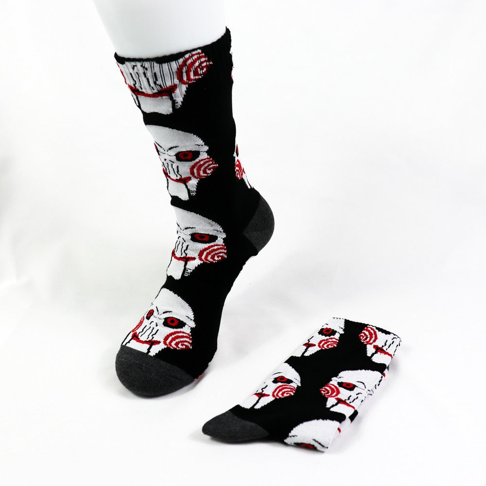 Billy Saw Creepy Streetwear Socks
