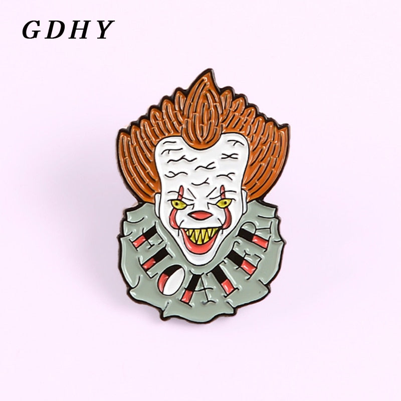 Horror Movie It Themed Badge