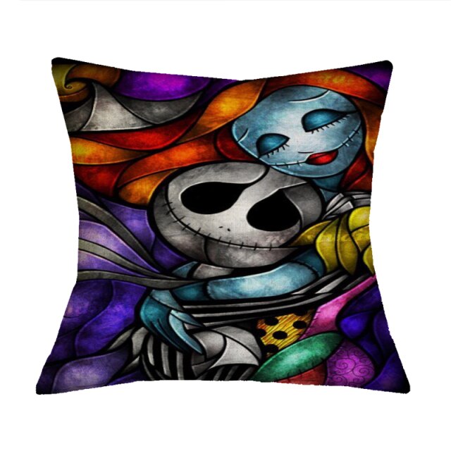 Halloween Themed Cotton Linen Pillowcase