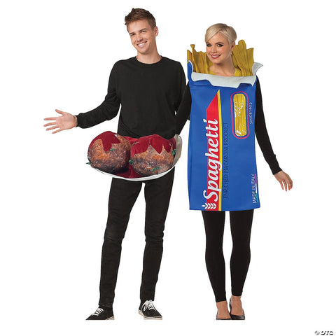 Adult Spaghetti & Meatballs Couples Costume