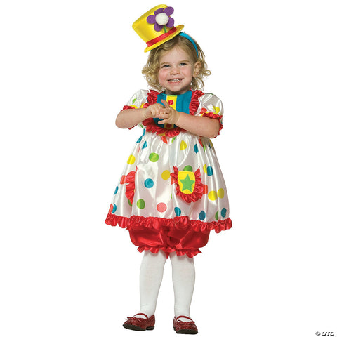 Toddler Clown Girl Costume 3T-4T