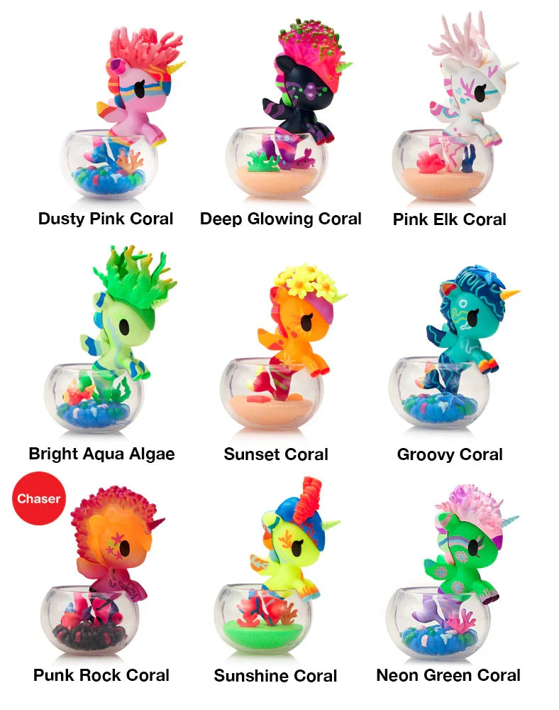 tokidoki Neon Reef Mermicorno Blind Box (1 Blind Box)