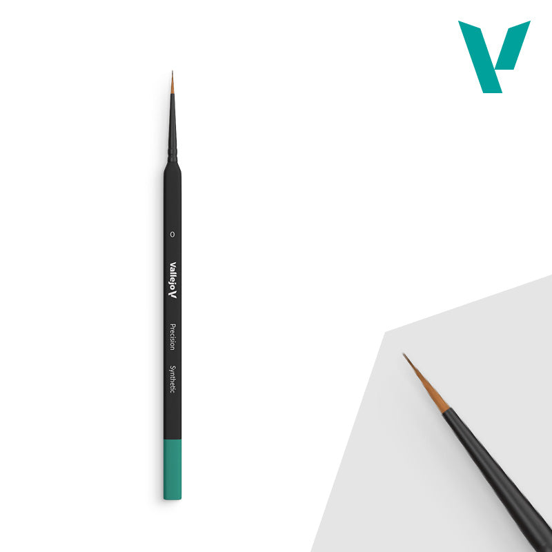 Vallejo Hobby Brushes: Precision - Synthetic - Size 0
