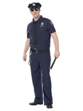 Men's Plus Size Curves NYC Cop Costume