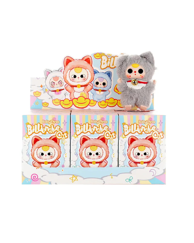 Baby Three - Billionaire cat plush lucky bag (1 Blind Box)