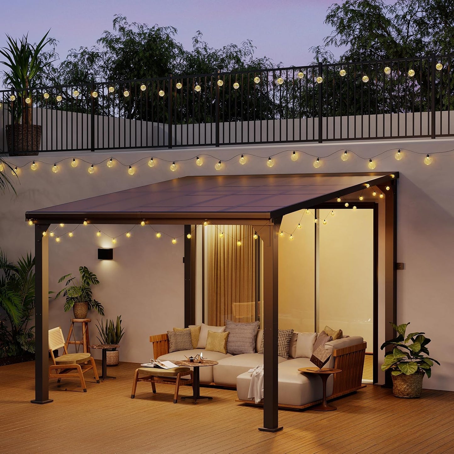 Aera Hardtop Lean to Gazebo