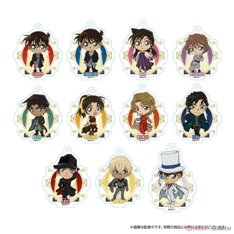 Detective Conan Trading Acrylic Keychain Deformation Runway 2nd - Blind Box Mystery Keyring