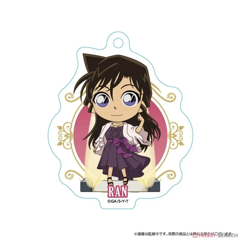 Detective Conan Trading Acrylic Keychain Deformation Runway 2nd - Blind Box Mystery Keyring