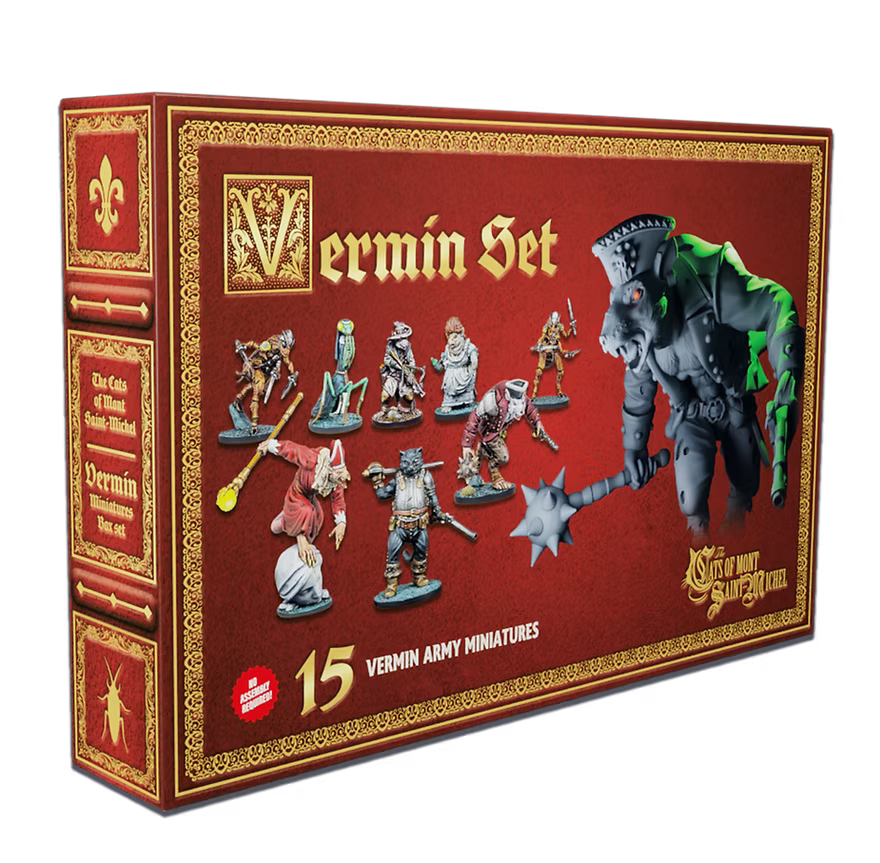 The Cats of Mont Saint Michel: Vermin Miniatures Set