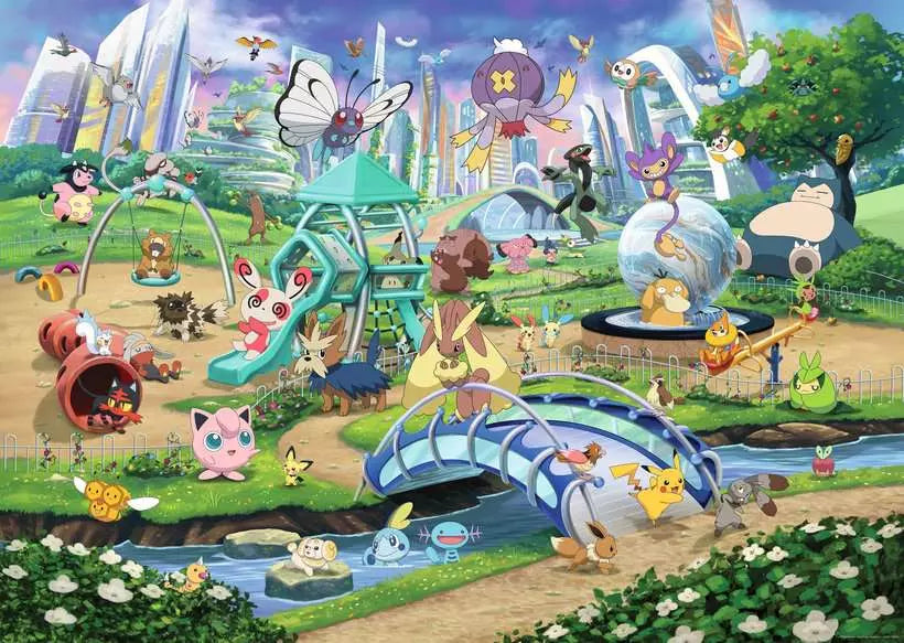 Ravensburger: Puzzle - Pokémon Breakout 1: Eevee and the Park (1000pcs)