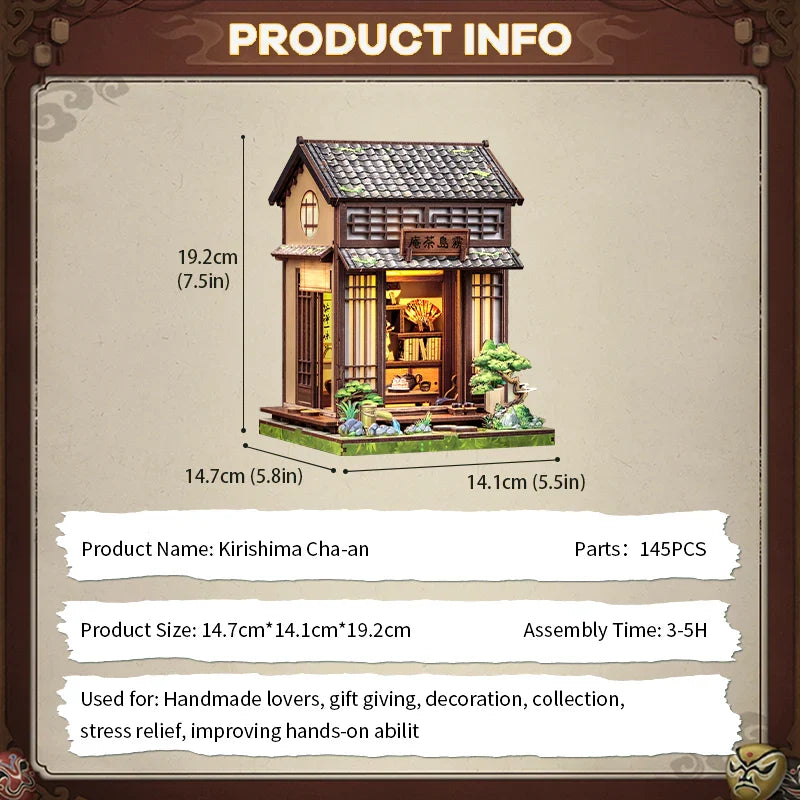 CUTEBEE DIY Miniature House | Kirishima Cha-an