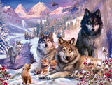 Puzzle:  Wolves in the Snow