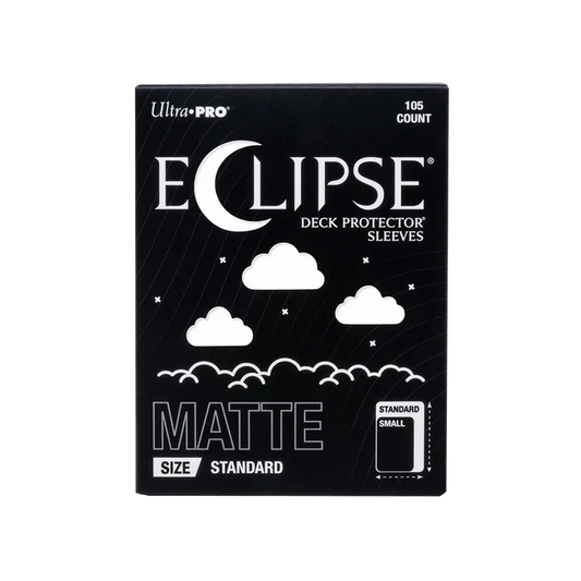ECLIPSE® Matte Standard DECK PROTECTOR® Sleeves: Arctic White - 105ct