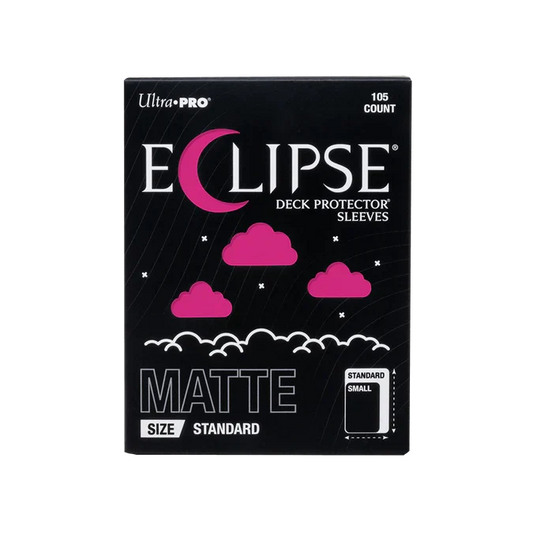 ECLIPSE® Matte Standard DECK PROTECTOR® Sleeves: Hot Pink - 105ct