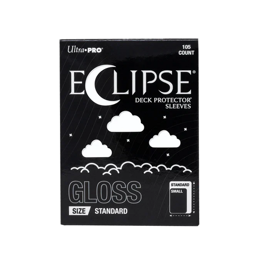 ECLIPSE® Gloss Standard DECK PROTECTOR® Sleeves: Arctic White - 105ct