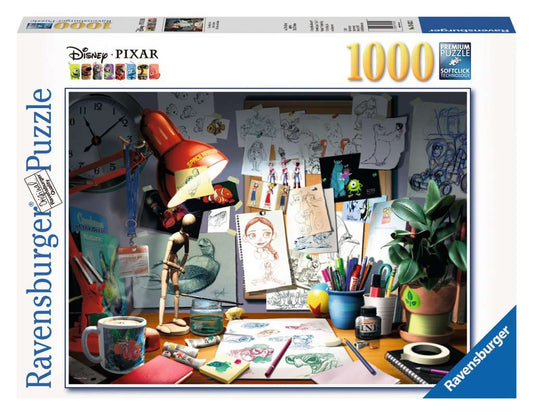 Puzzle: Disney Pixar - The Artist's Desk