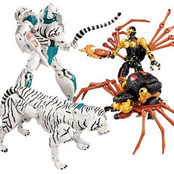 Transformers Beast Wars BWVS-04 Tigatron vs. Blackarachnia Set - Exclusive