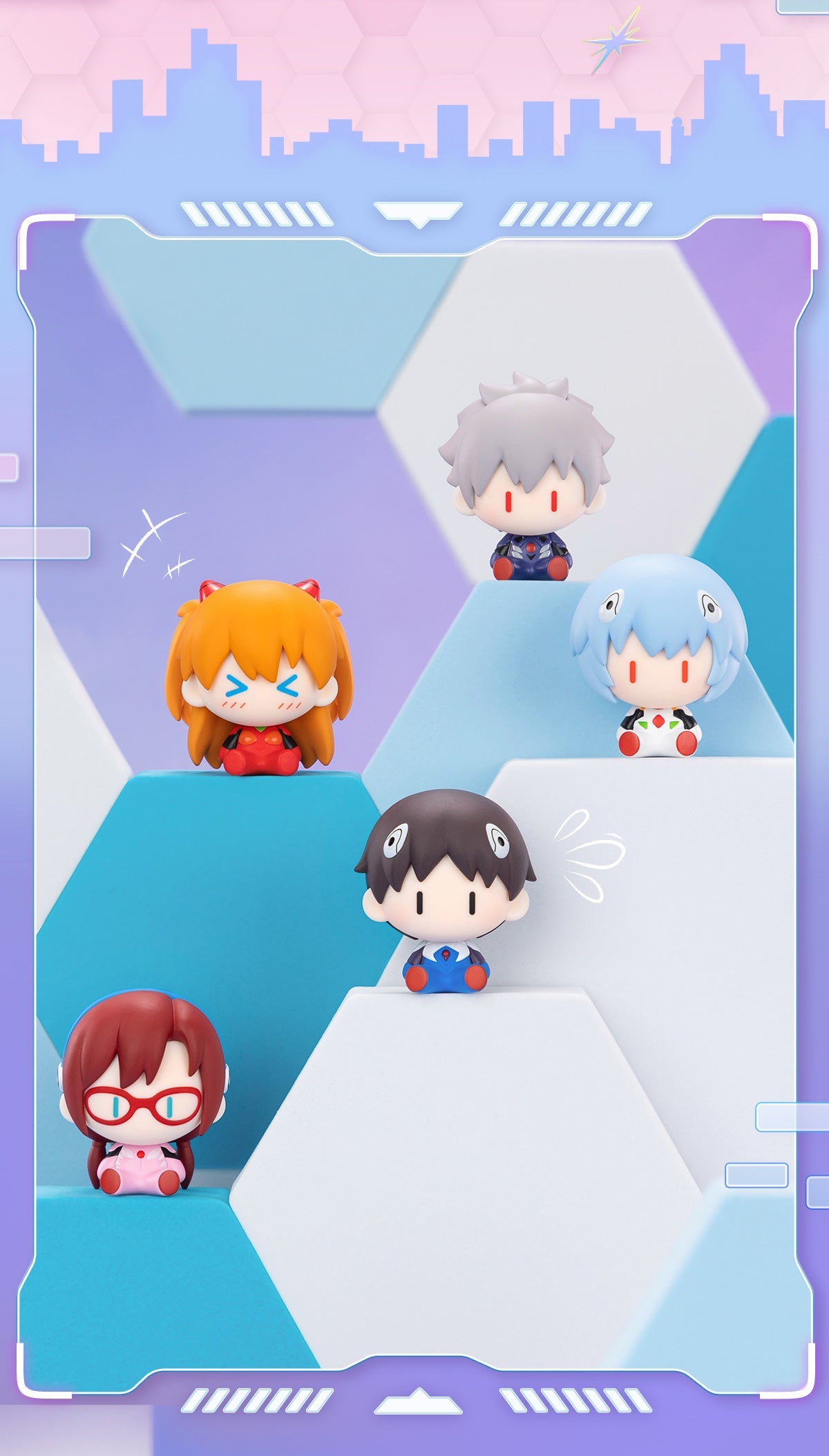 Popmart Evangelion Super Mini Figure Blind Box