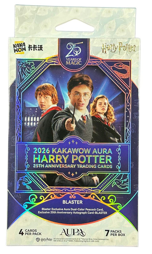 AURA: Harry Potter 25th Anniversary Trading Cards - Blaster Bundle