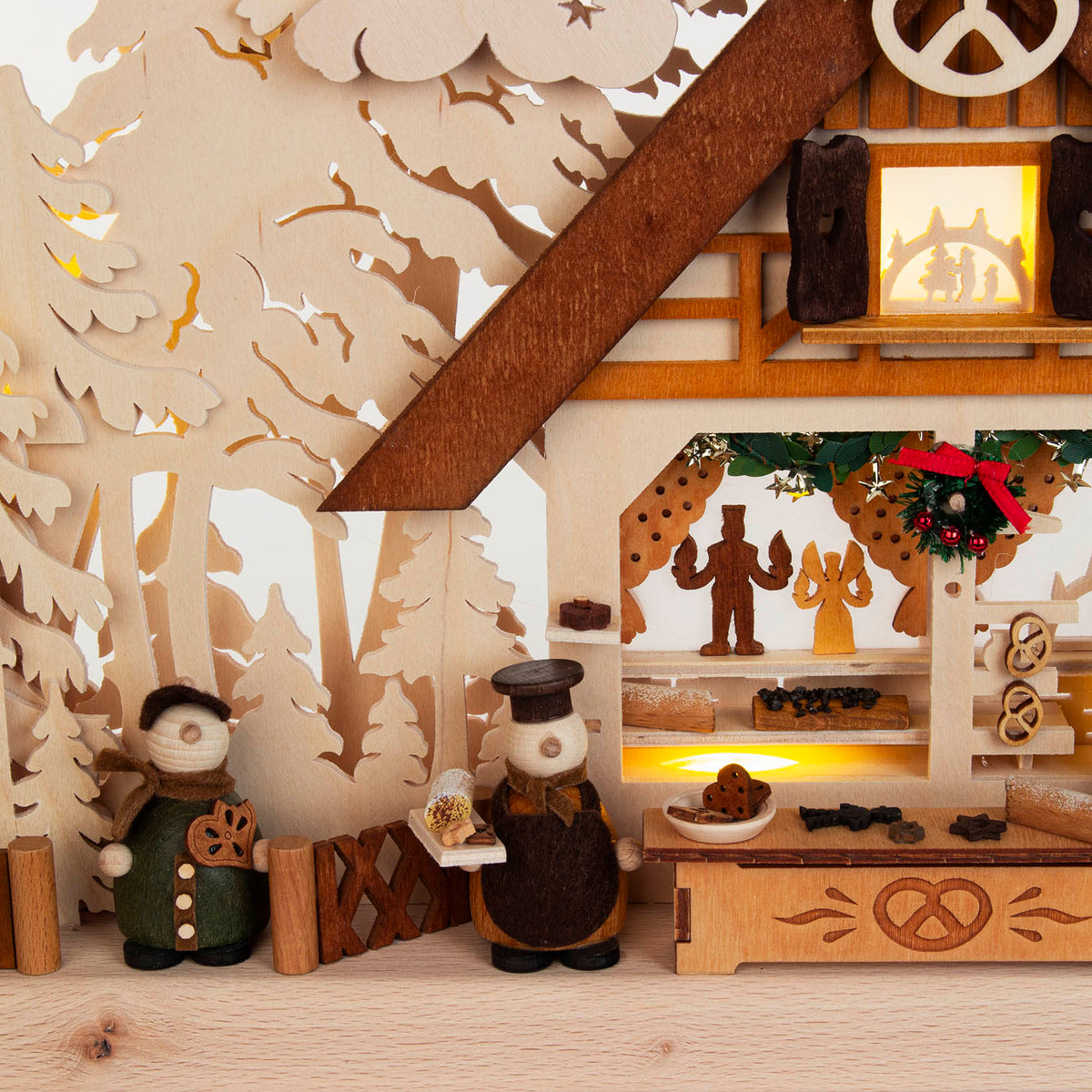 Lighted Arch (Schwibbogen) - Premium - Christmas Bakery
