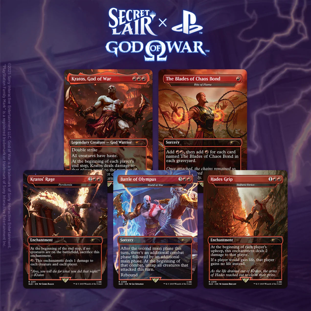 Magic: the Gathering Secret Lair x God of War - Greek