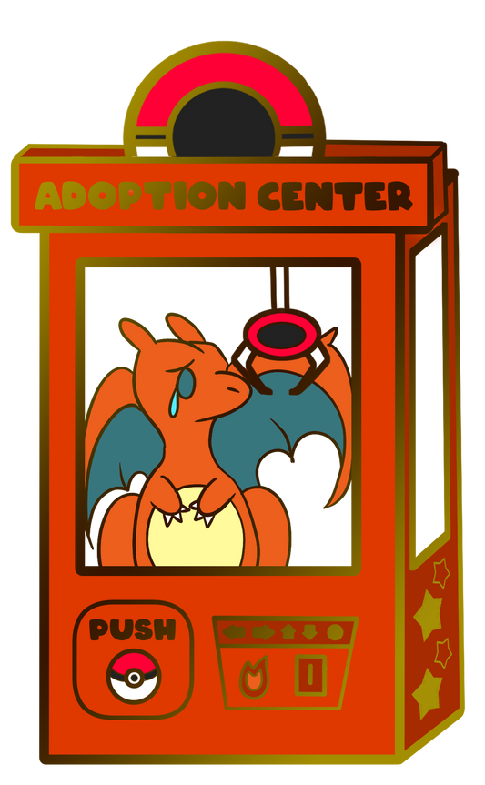 Pokemon: Charzaird Adoption Center Enamel Pin