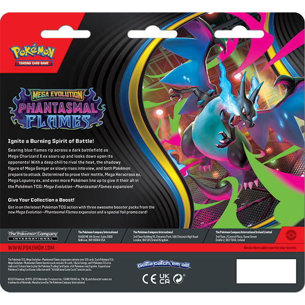 Pokemon: Mega Evolution - Phantasmal Flames 3-Blister Booster Pack - Sneasel