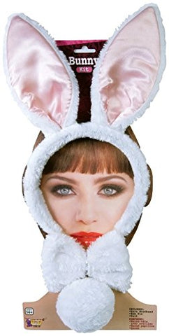 White Bunny Rabbit Costume Accessory Kit