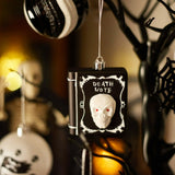 (Pre-Order) Halloween Christmas Tree Ornaments Set, 70-Piece Black & White Gothic Ornaments