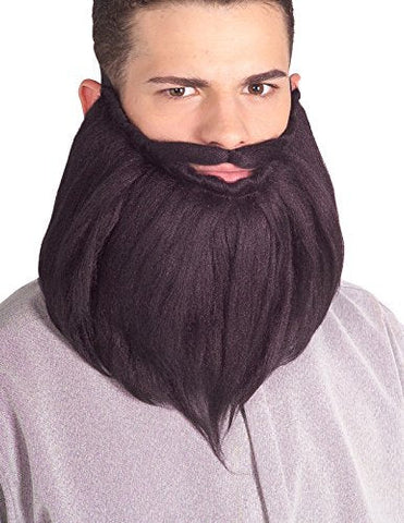 Black Beard and Mustache Costume Accessory