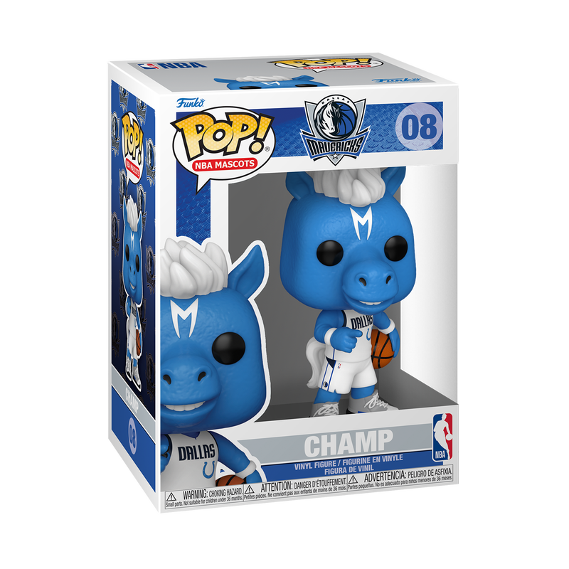 (PRE-ORDER) POP! NBA: Mascots- Dallas- Champ