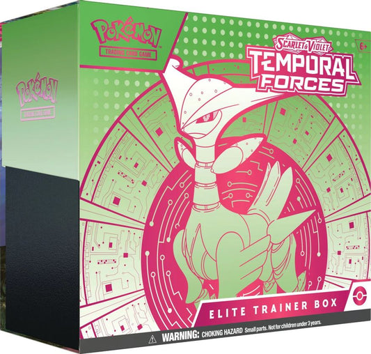 Pokemon: Scarlet & Violet - Temporal Forces Elite Trainer Box - Iron Leaves