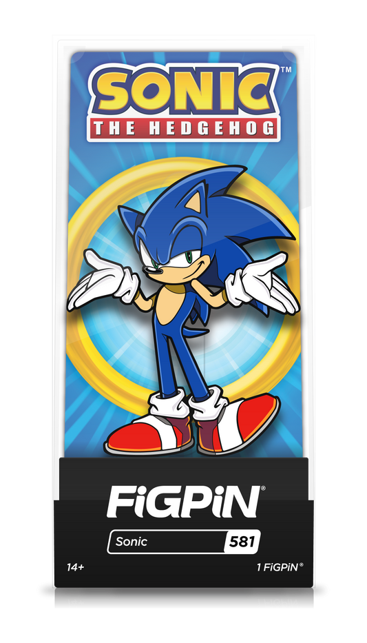 FiGPiN Classic:  Sonic The Hedgehog - Sonic (581)