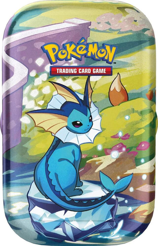 Pokemon: Scarlet & Violet - Prismatic Evolutions Mini Tin - Vaporeon