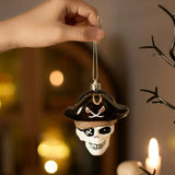 (Pre-Order) Halloween Christmas Tree Ornaments Set, 70-Piece Black & White Gothic Ornaments