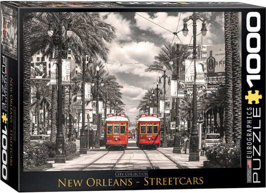 Puzzle: City Collection - New Orleans Streetcars