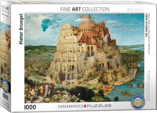 Puzzle: Fine Art Masterpieces - The Tower of Babel by Pieter Bruegel