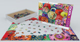 Puzzle: Colors of the World - Asian Oil-Paper Umbrellas
