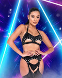 Studded Garter Belt Harness