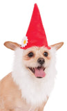 Pets Garden Gnome Hat with Beard Costume Accessory