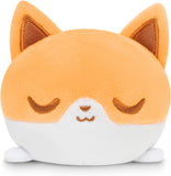 TeeTurtle Plushie Tote Bag: Floral Fox