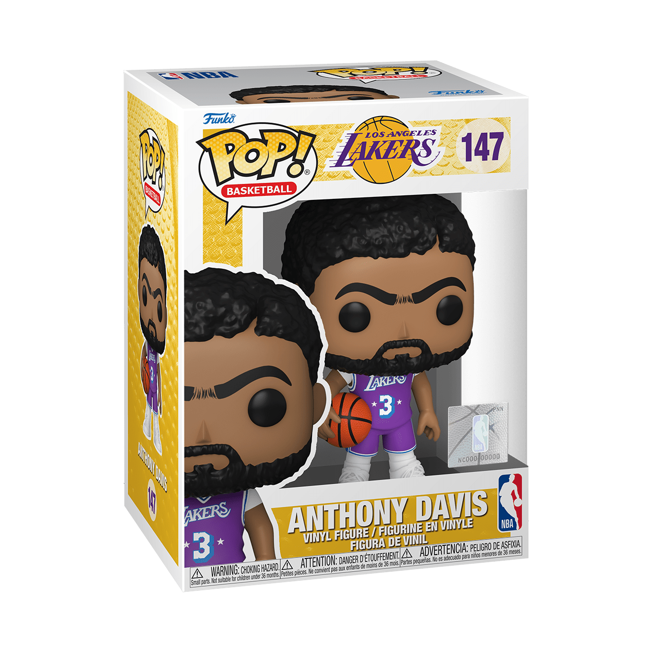 NBA Lakers Anthony Davis (City Edition 2021) Pop! Vinyl Figure