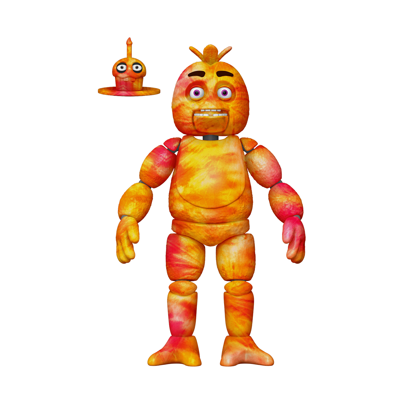 Action Figure 5" Five Nights at Freddy's Tie-Dye - Chica